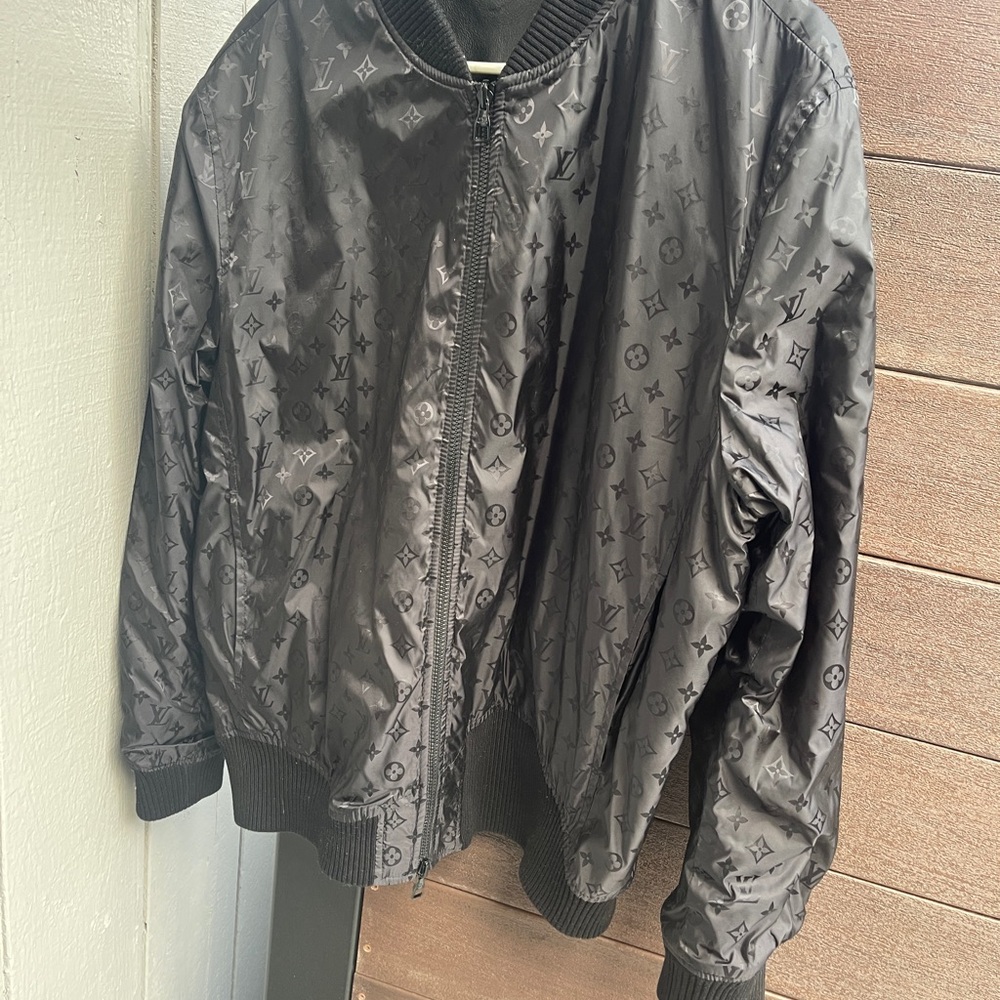 Louis Vuitton Black Monogram Jacket